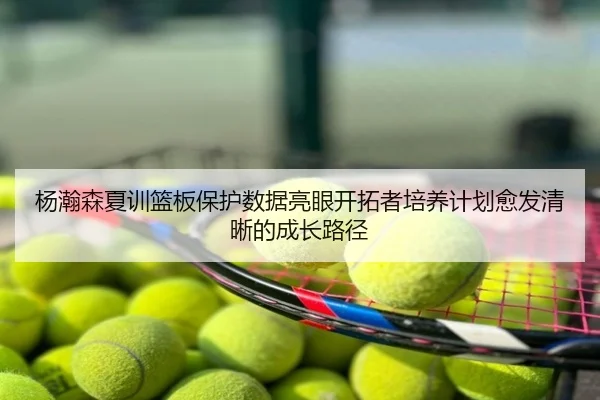杨瀚森夏训篮板保护数据亮眼开拓者培养计划愈发清晰的成长路径